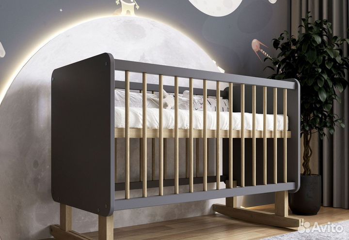 Кроватка для новорожденных Лея