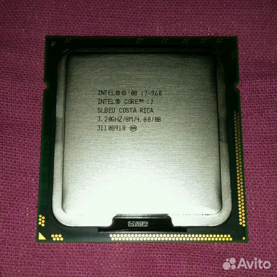 CPU i7-960 (LGA1366, 3.2GHz, 4Cores, L3 8Mb)