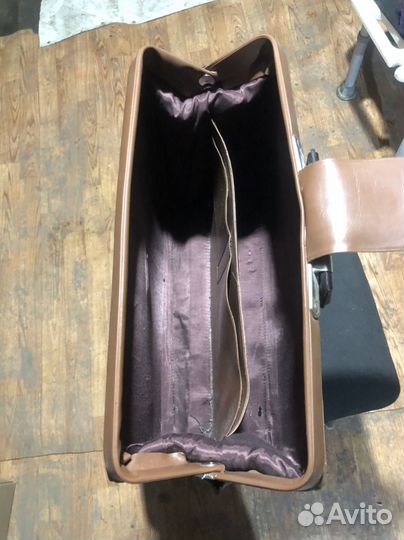 Советский кожанный портфель