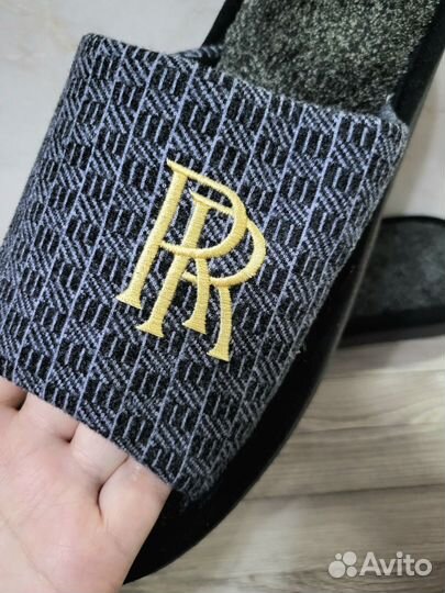 Тапки домашние мужские 43/44 р (29 см), новые