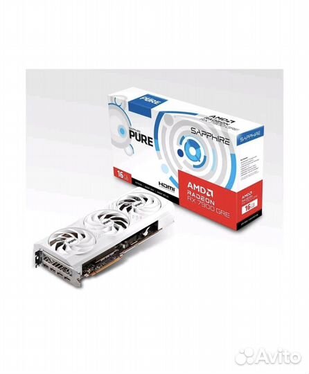 Видеокарта Sapphire RX7900GRE pure gaming OC 16GB