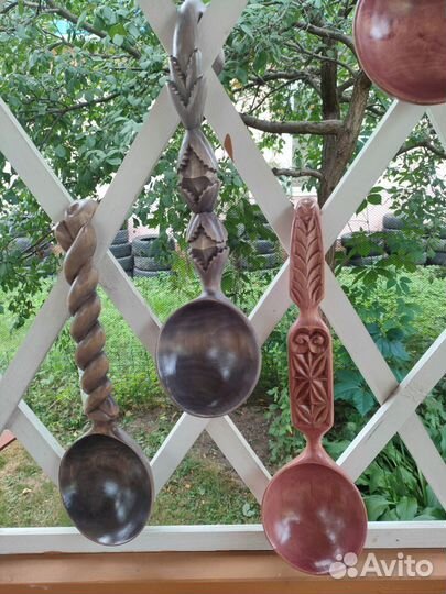 Ложки ручной работы из дерева