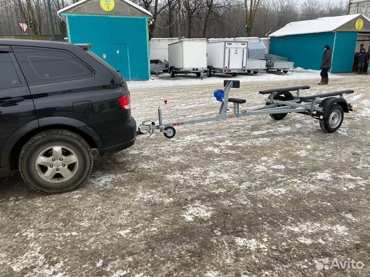 Прицеп лодочный с опорным колесом 8177С.012