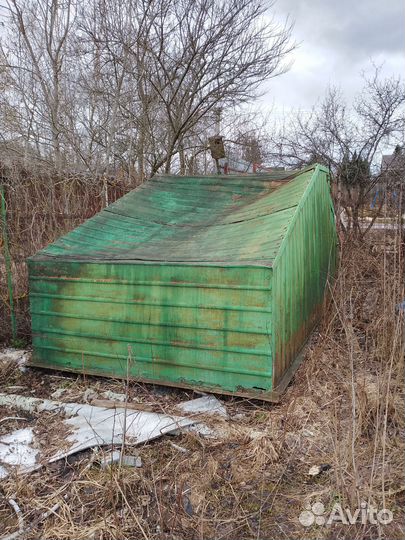 Гараж ракушка