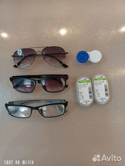 Очки на -3 и контактные линзы на -2.75