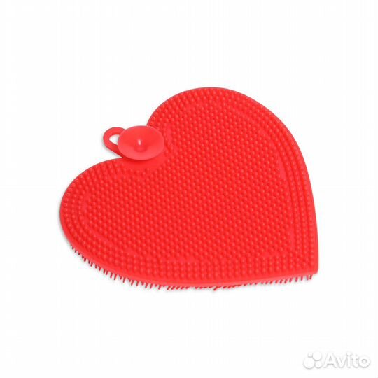 Губка силиконовая irsa, сердце