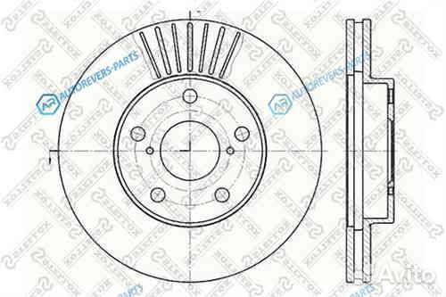 6020-4578V-SX диск тормозной передний Toyota RAV 4
