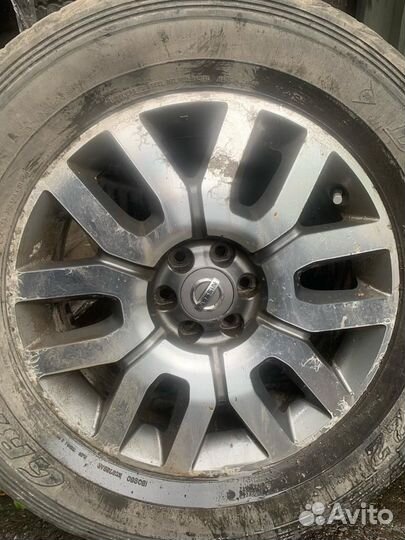 Колеса в сборе на оригинальных дисках nissan R18