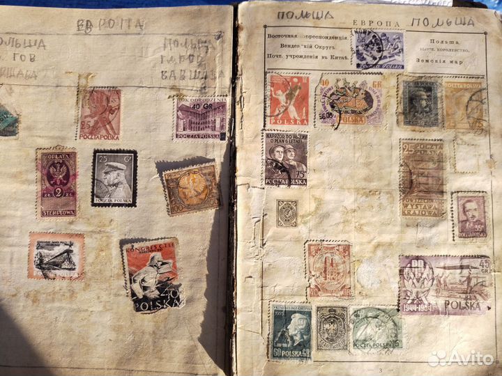 Альбом для марок и марки 1904