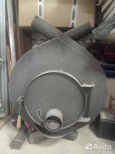 Печка буржуйка на дровах