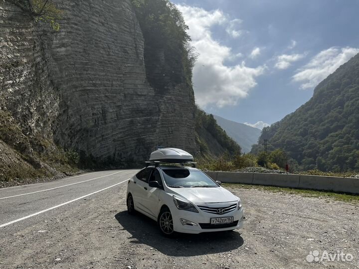 Рейлинги на крышу hyundai solaris