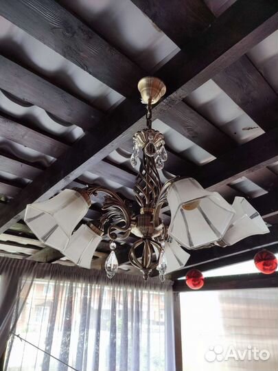 Люстра потолочная бу