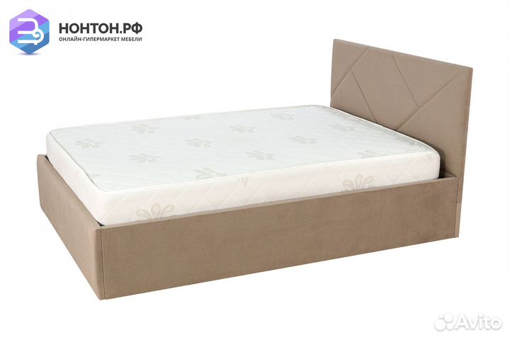 Кровать Лима светло-коричневая