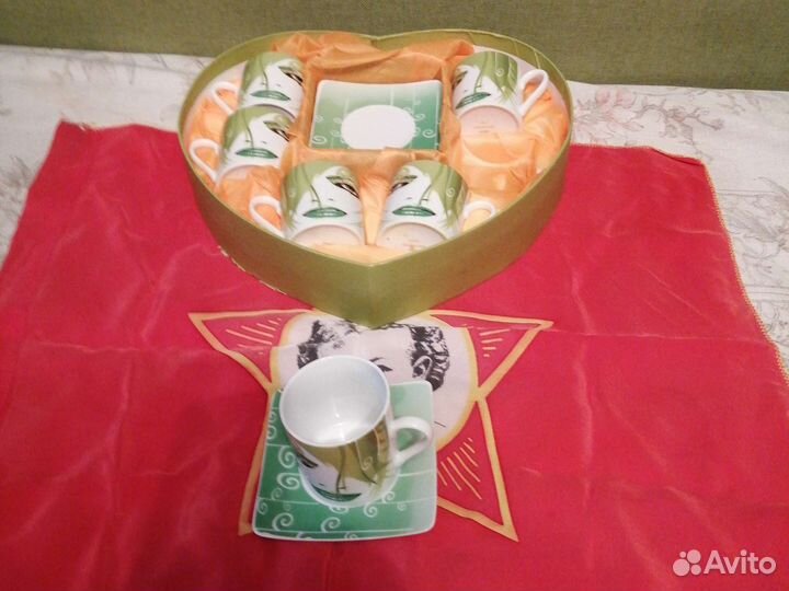 Кофейный сервиз на 6 персон, Япония