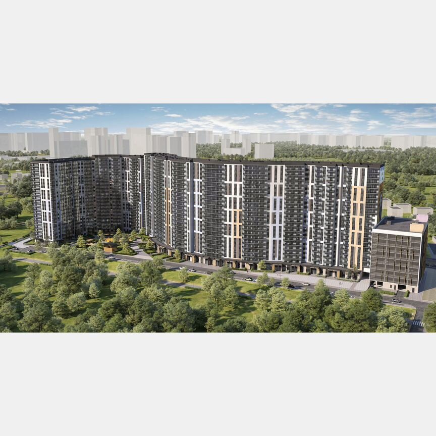 2-к. квартира, 64,7 м², 16/22 эт.