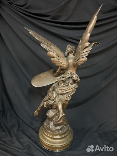 Антикварная бронзовая скульптура. Edouard drouot