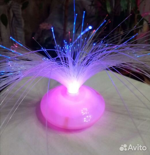 Декоративная лампа оптико-волоконная