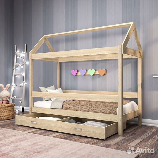 Кровать домик детская