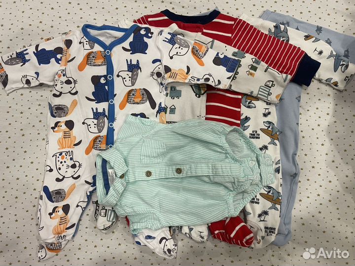 Слипы для новорожденного мальчика 56 62