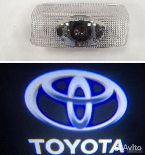 Проекция логотопа Toyota Land Cruiser Prado