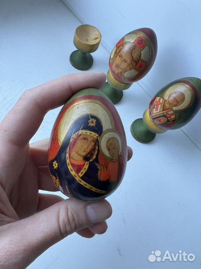 Яйцо икона роспись
