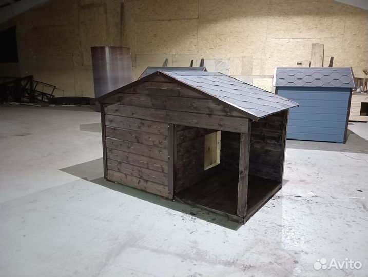 Теплая будка для собаки 