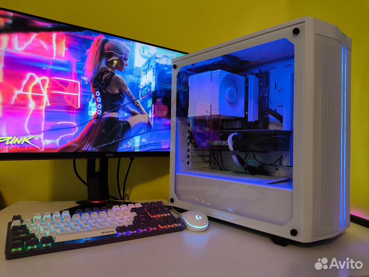 Игровой PC: Ryzen 5 7500 RTX3080 32GB DDR5 1TB