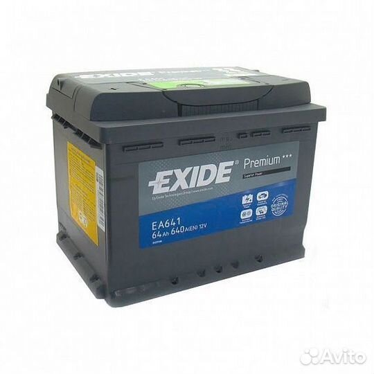 Аккумулятор Exide EA641 64Ач 640а