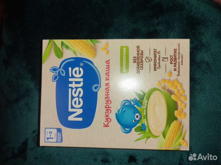 Детские каши безмолочные