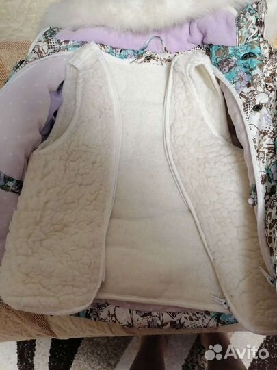 Зимняя куртка для девочки 104