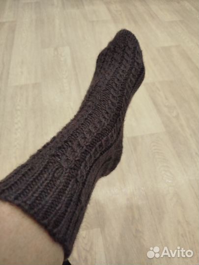 Носки женские 39-40 шерстяные вязаные