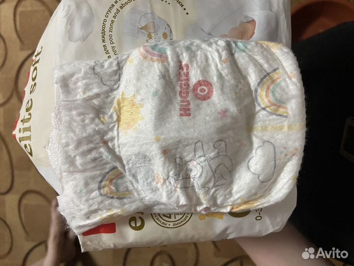 Подгузники huggies elite soft 0