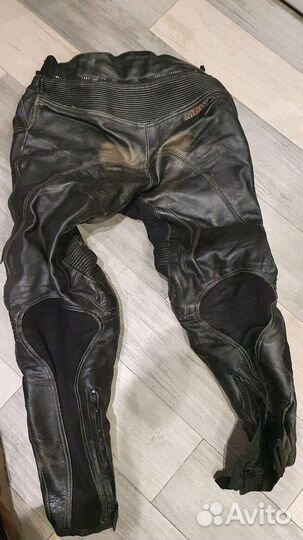 Мото штаны кожаные MBW