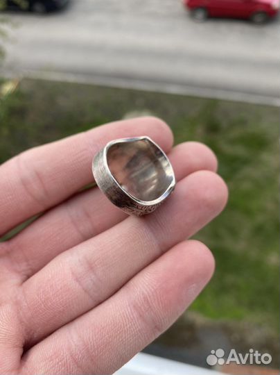 Мужской перстень серебро