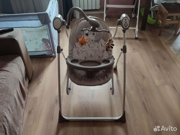 Электрокачели шезлонг