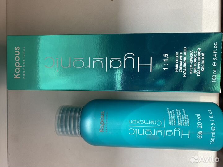 Краска и окислитель для волос Kapous