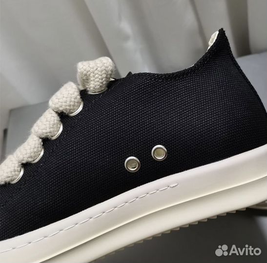 Rick Owens Ramones Jumbo Low Top Sneakers