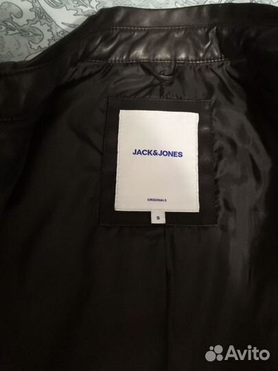 Кожаная куртка Jack Jones, оригинал