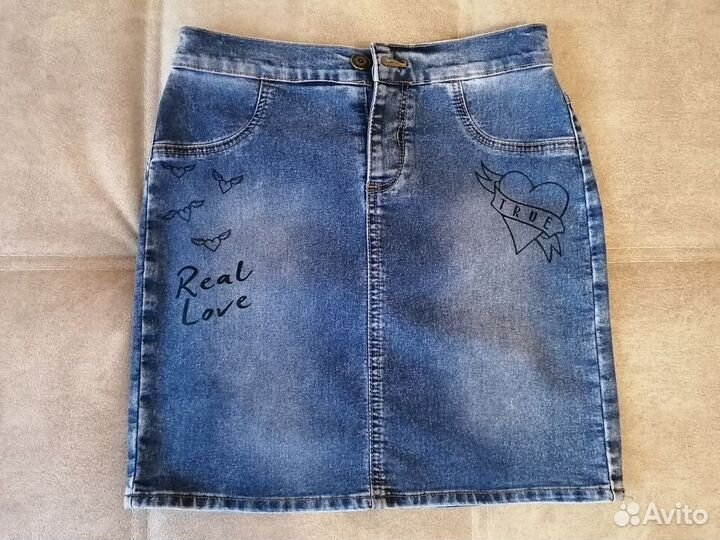 Джинсовая юбка