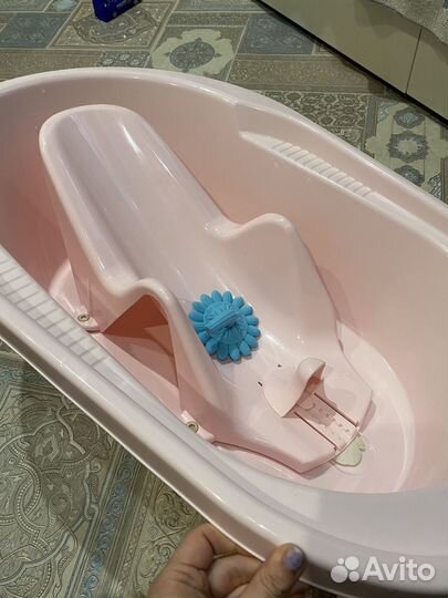 Ванночка, горка, круг на шею и стульчик