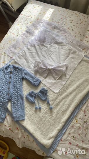 Конверт на выписку зимний для мальчика