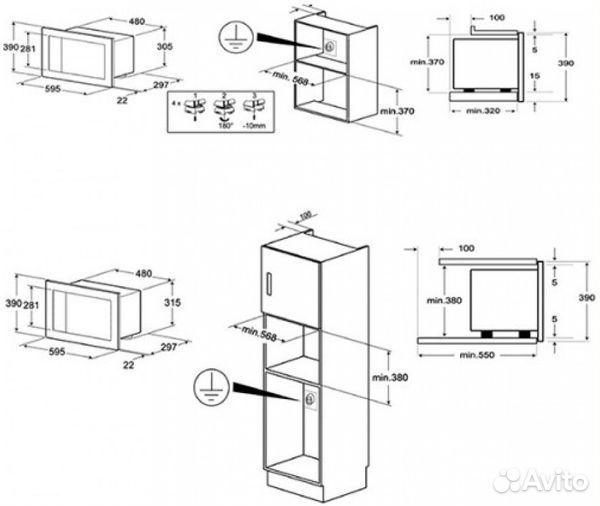 Микроволновая печь встраиваемая Smeg FMI320X2