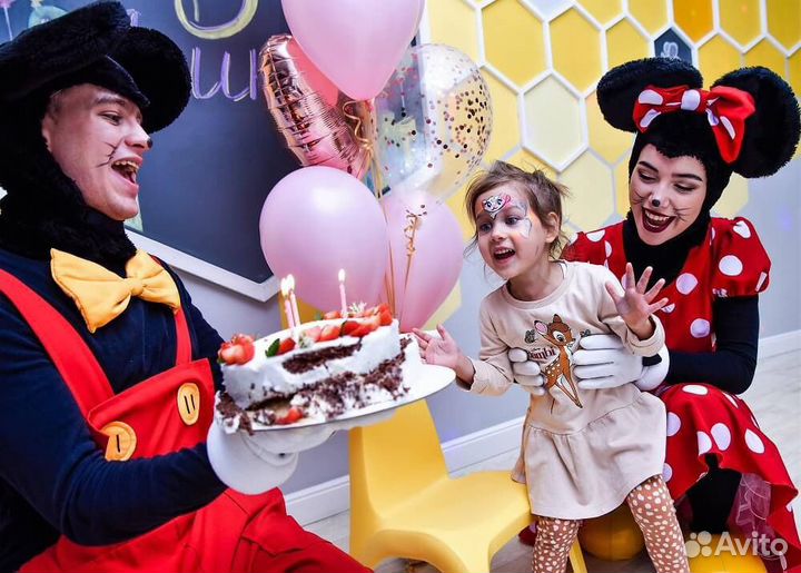 Аниматоры, аквагримм, пенное шоу, мыльные пузыри