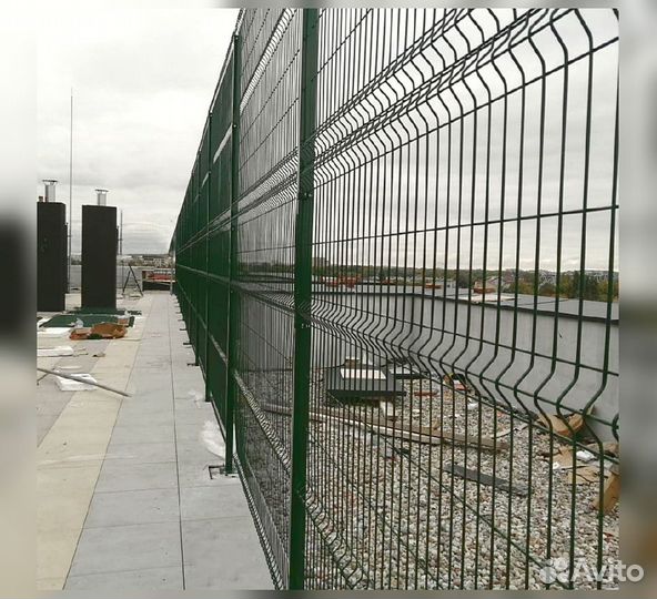 Сетка для забора 3d