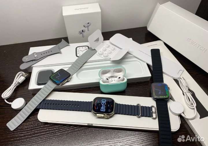 SMART watch + Airpods Pro