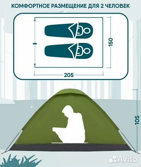 Палатка 2,3,4 местная новые наличие Тамбов
