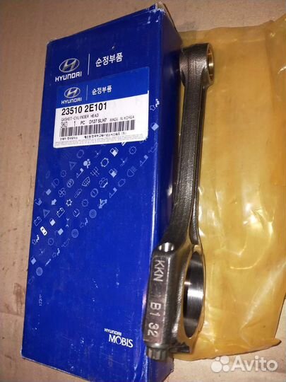 Шатун 1,8 G4NB Kia Hyundai 235102E101