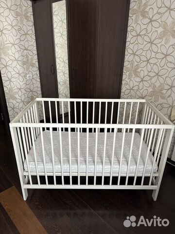 Детская кровать IKEA с матрасом