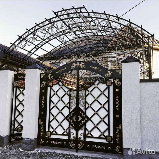 Кованые ворота
