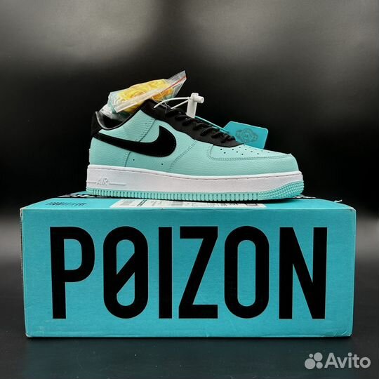 Кроссовки Nike air force 1 Tiffany&co